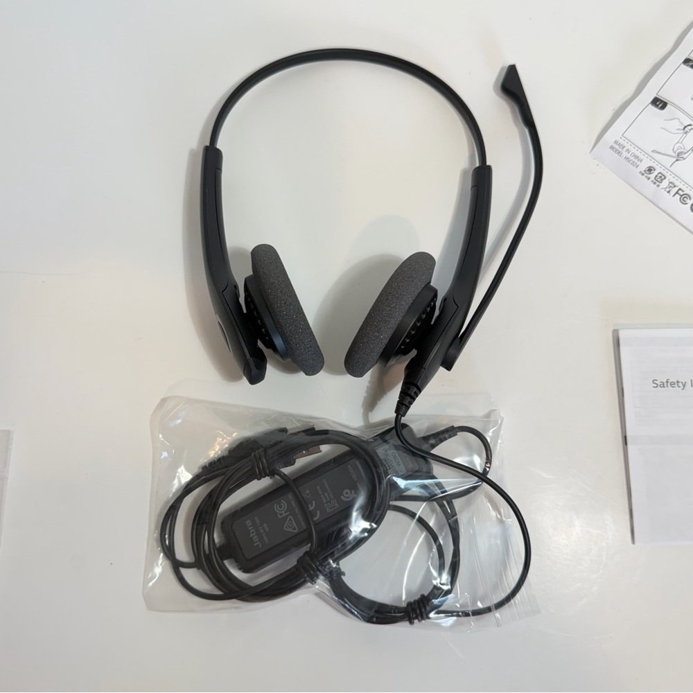 Jabra Biz 1500 Duo Professional Noise-Canceling USB Headset